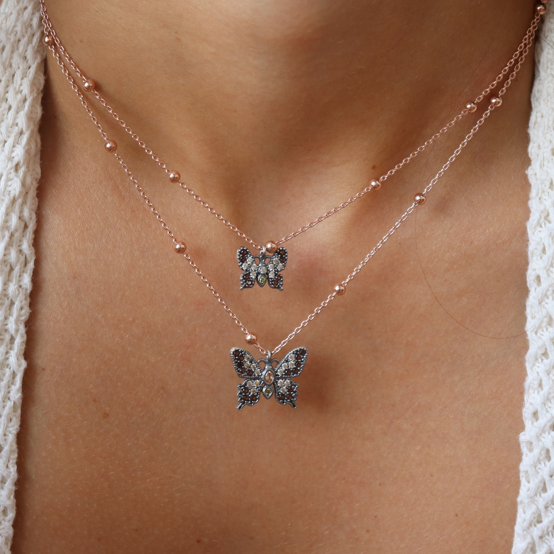 Colgante Plata Mariposa