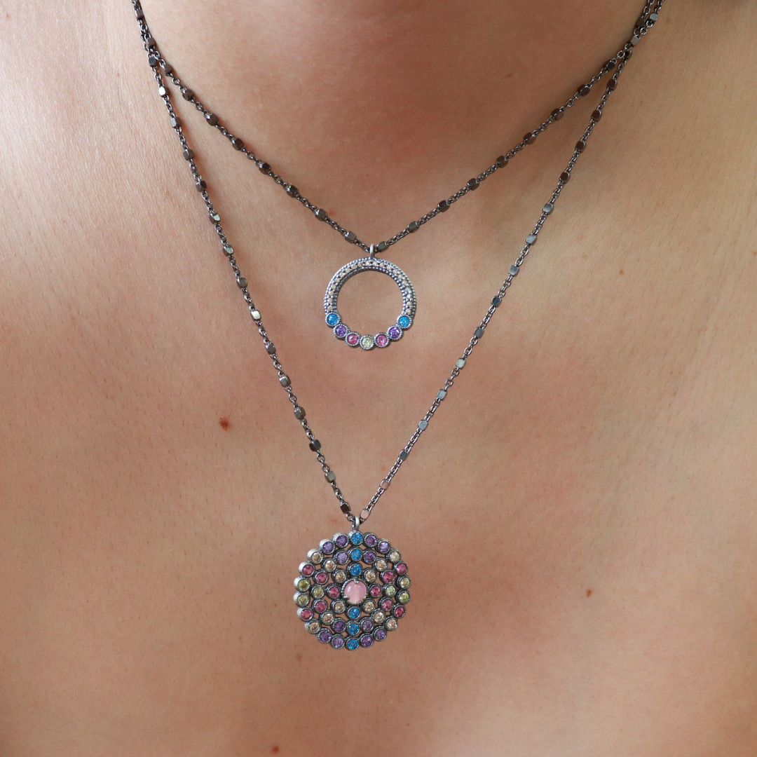 Colgante Plata Circulo