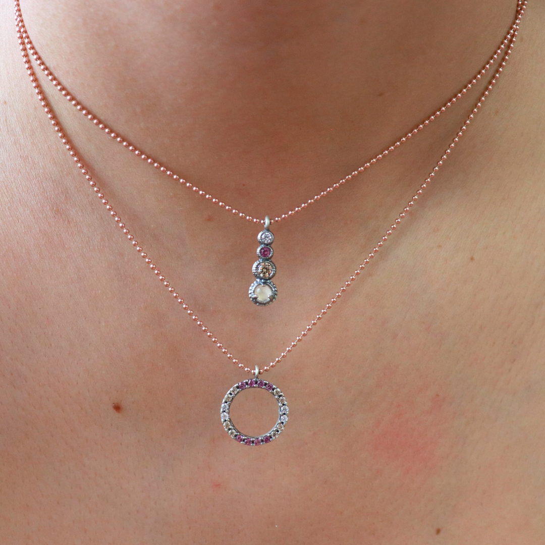 Colgante Plata Aro Circonitas