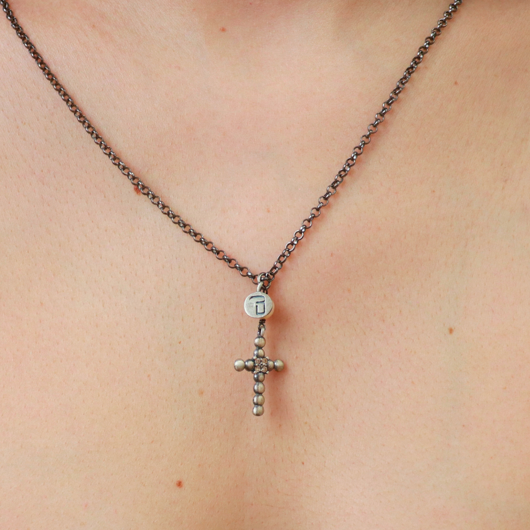 Colgante Plata Cruz