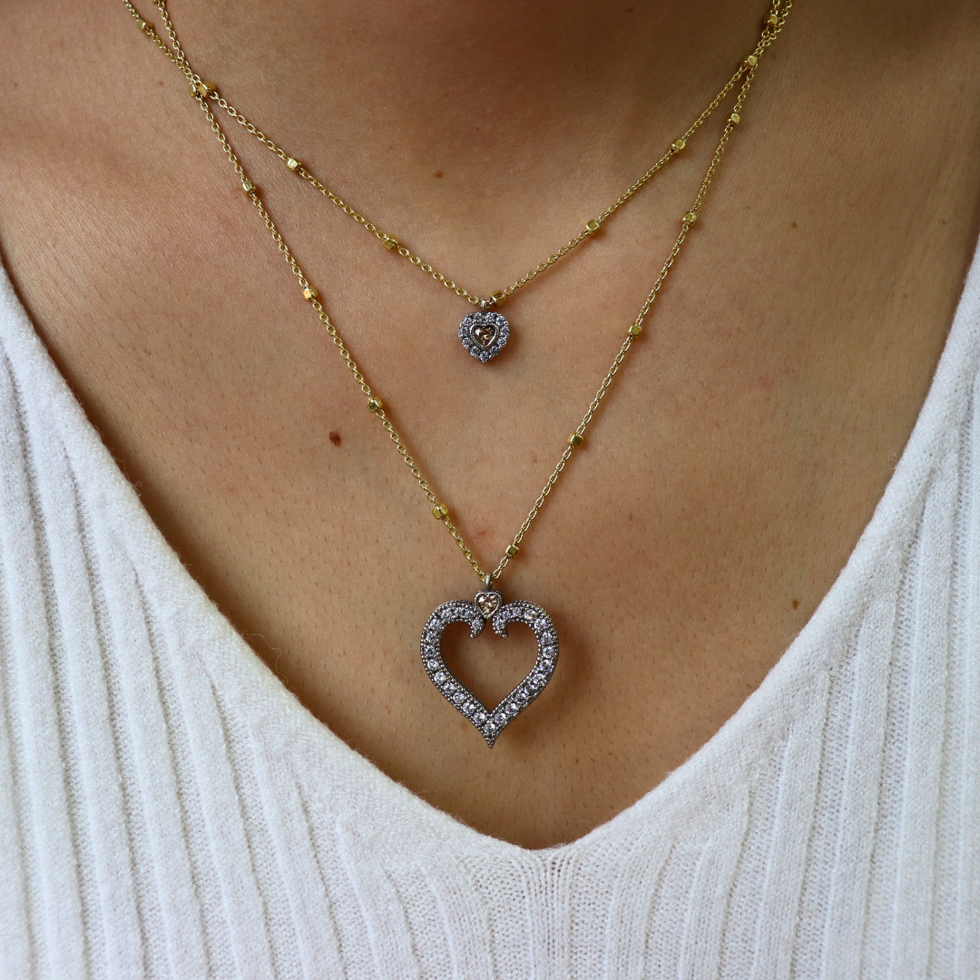 Colgante plata pequeno corazon