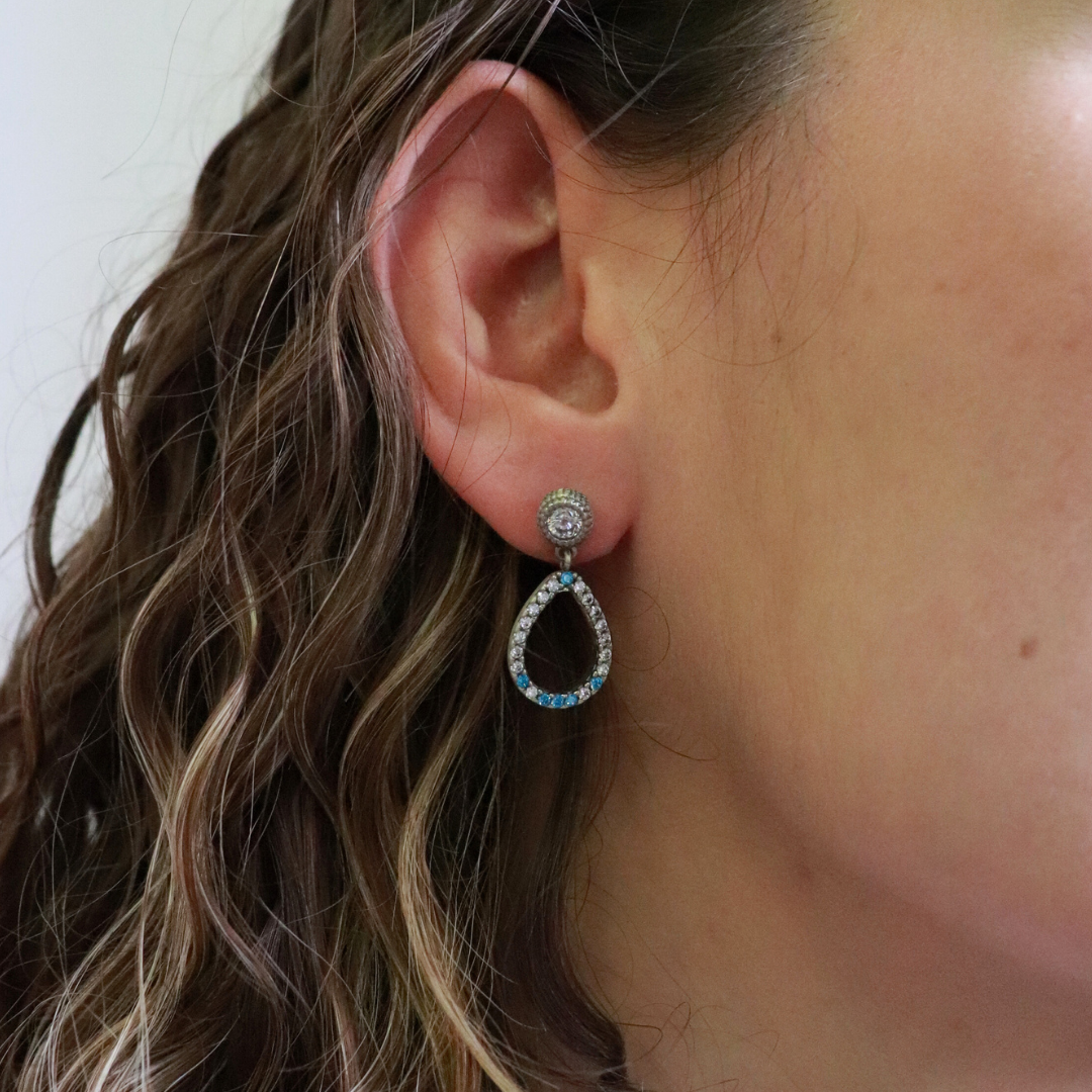 Pendientes Plata Gota
