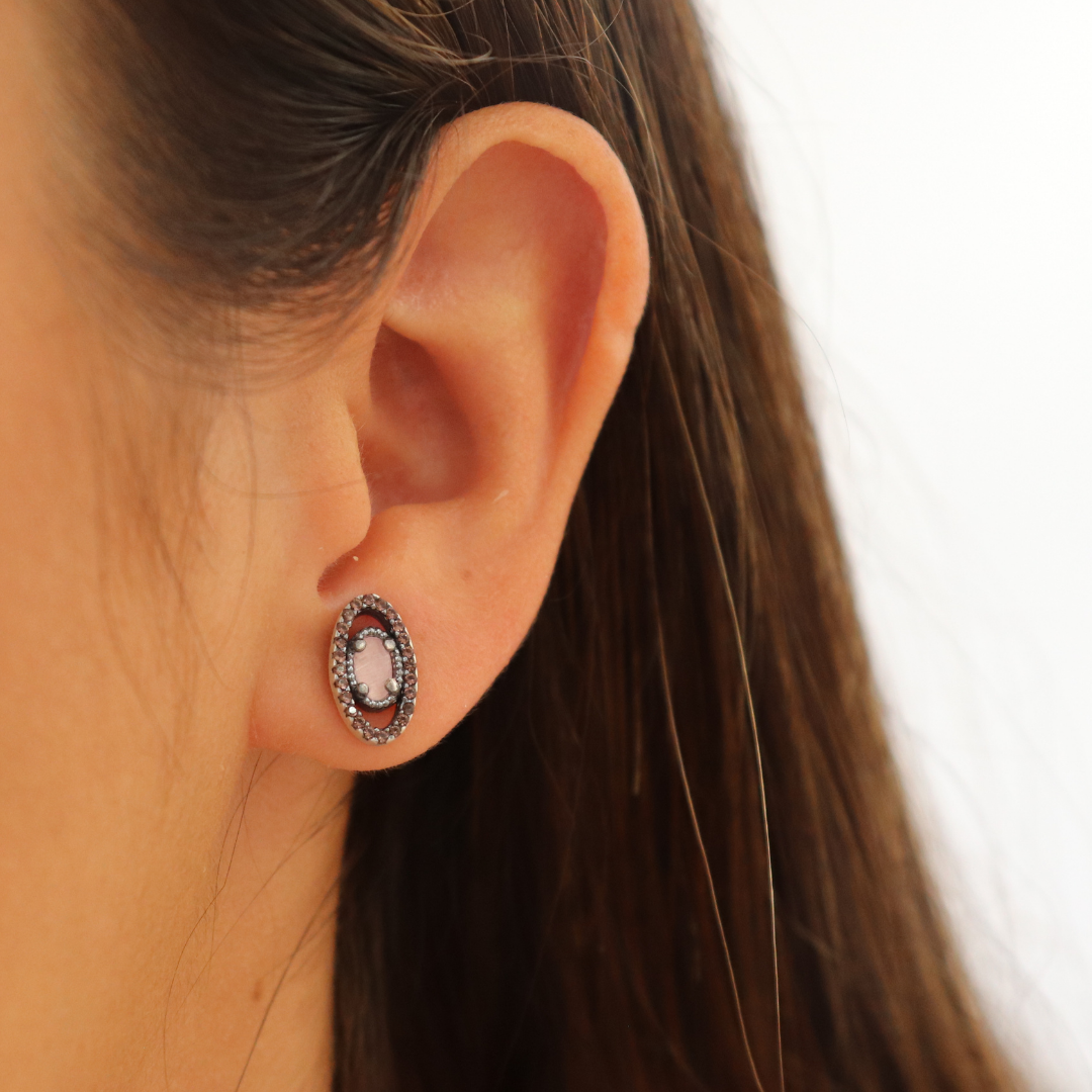 Pendientes Plata Orla Circonitas