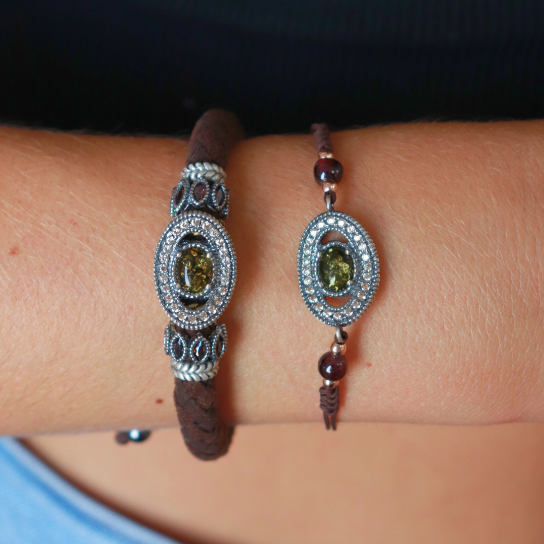 Pulsera Plata Macramé Orla Circonitas