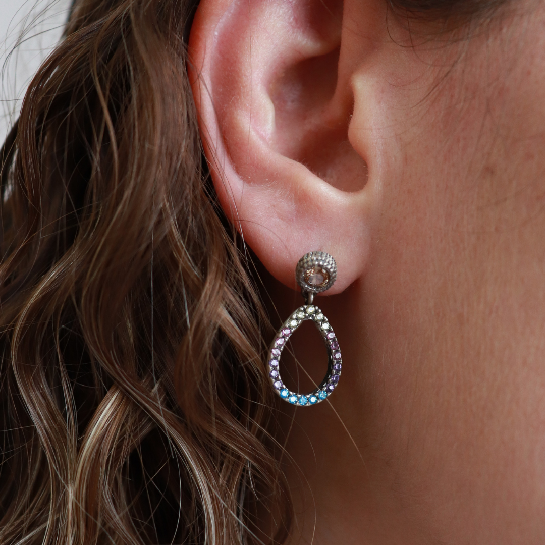Pendientes Plata Gota