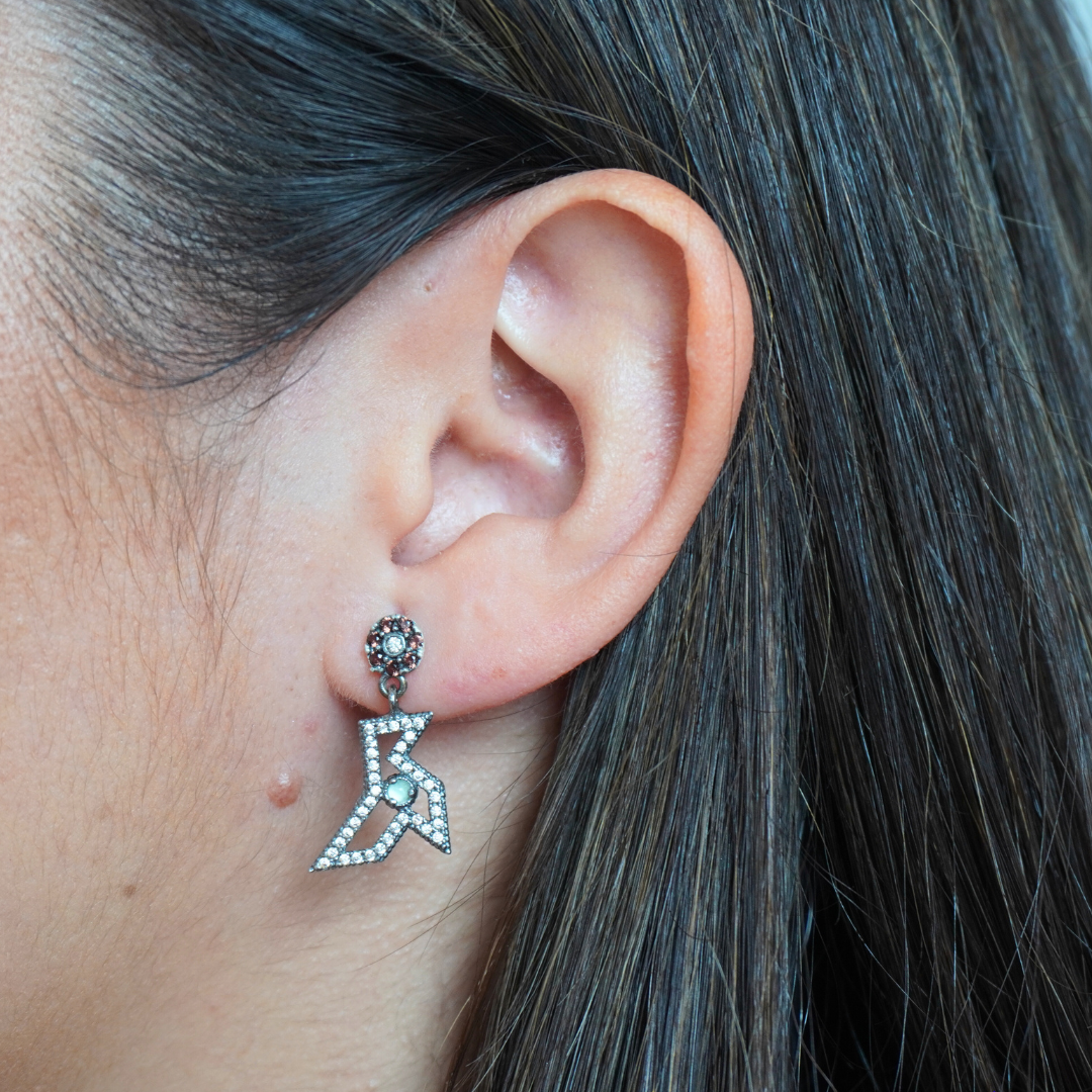 Pendientes Plata Pajarita