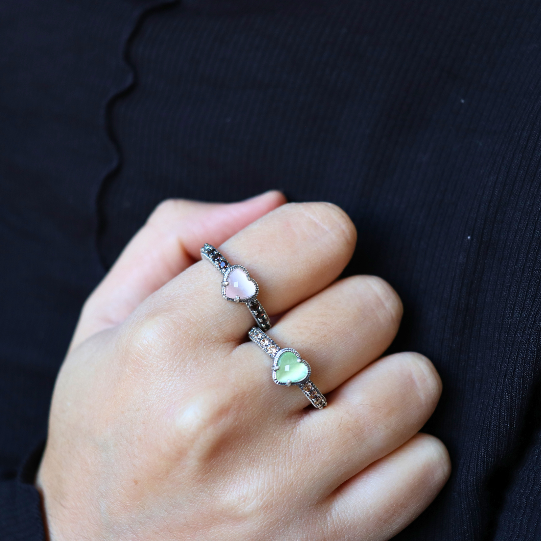 Anillo Plata Corazón
