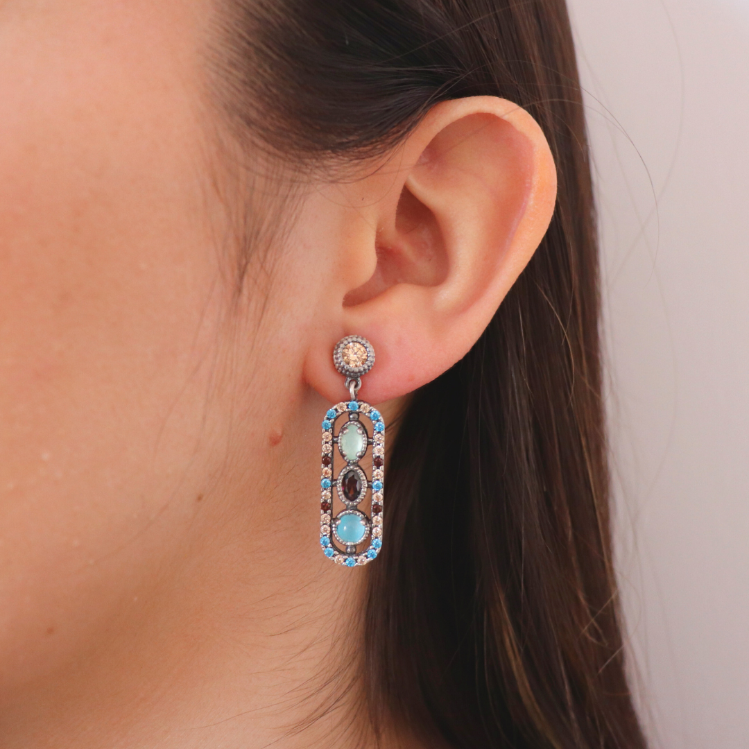 Pendientes plata fátima