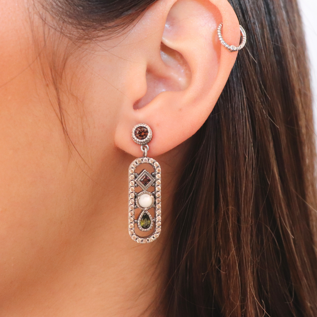 Pendientes plata fátima