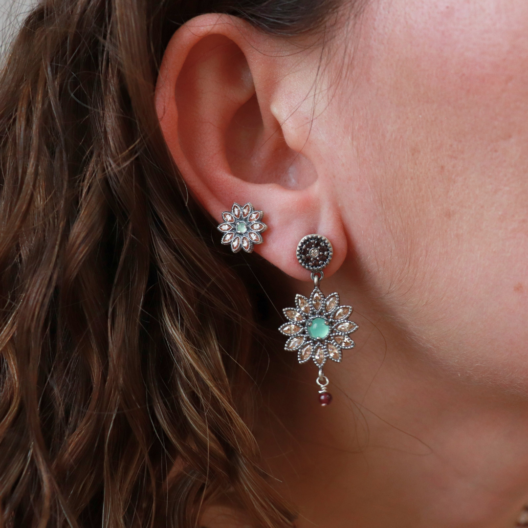 Pendientes Plata Navette