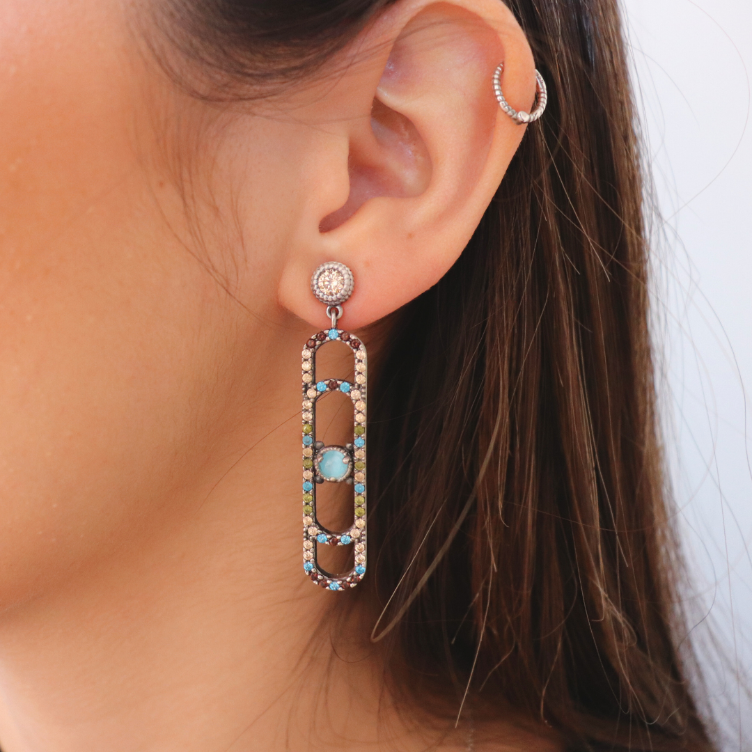 Pendientes plata fátima