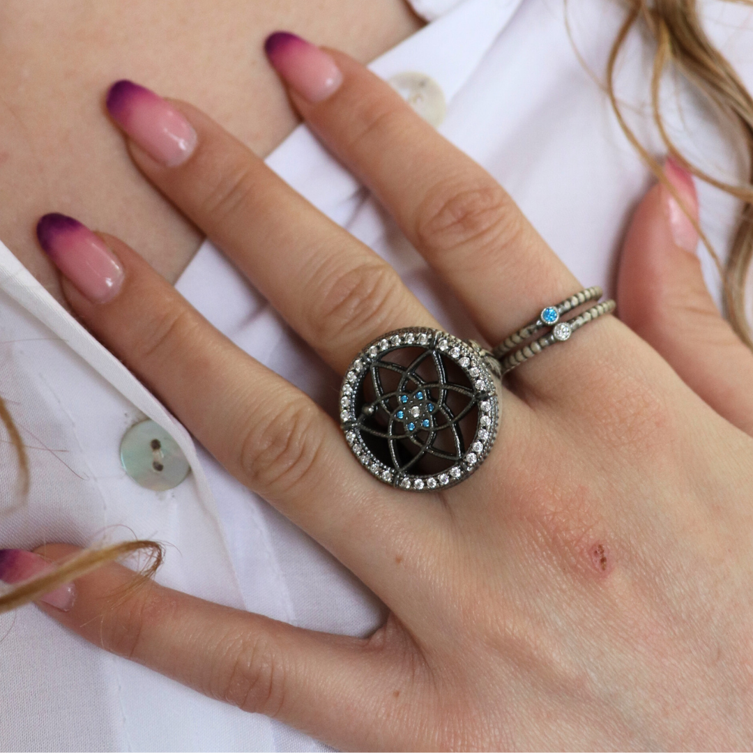 Anillo Plata Circonita
