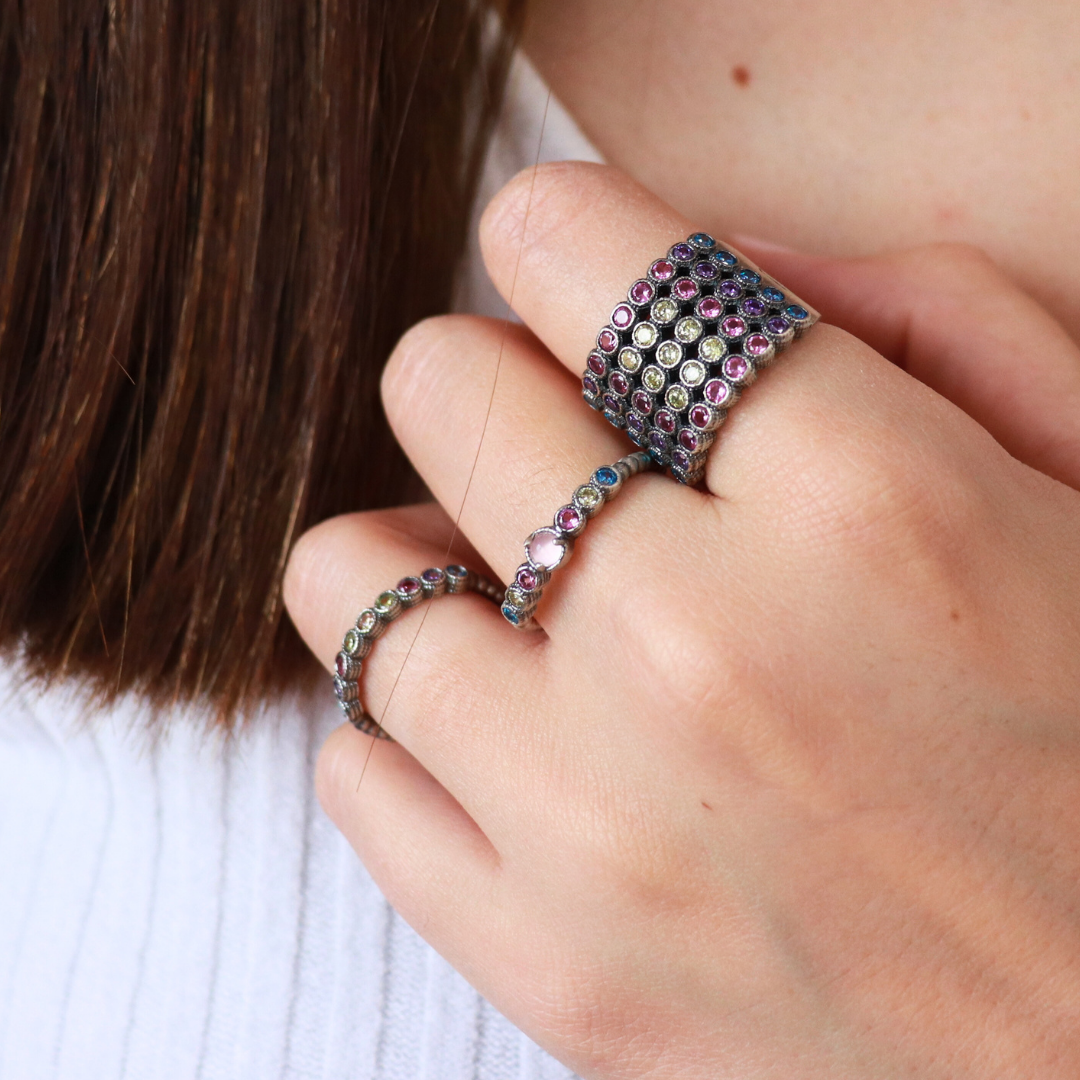 Anillo Plata Circonitas