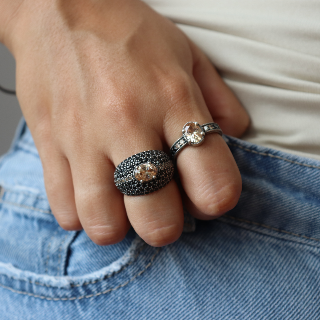 Anillo Plata Circonita