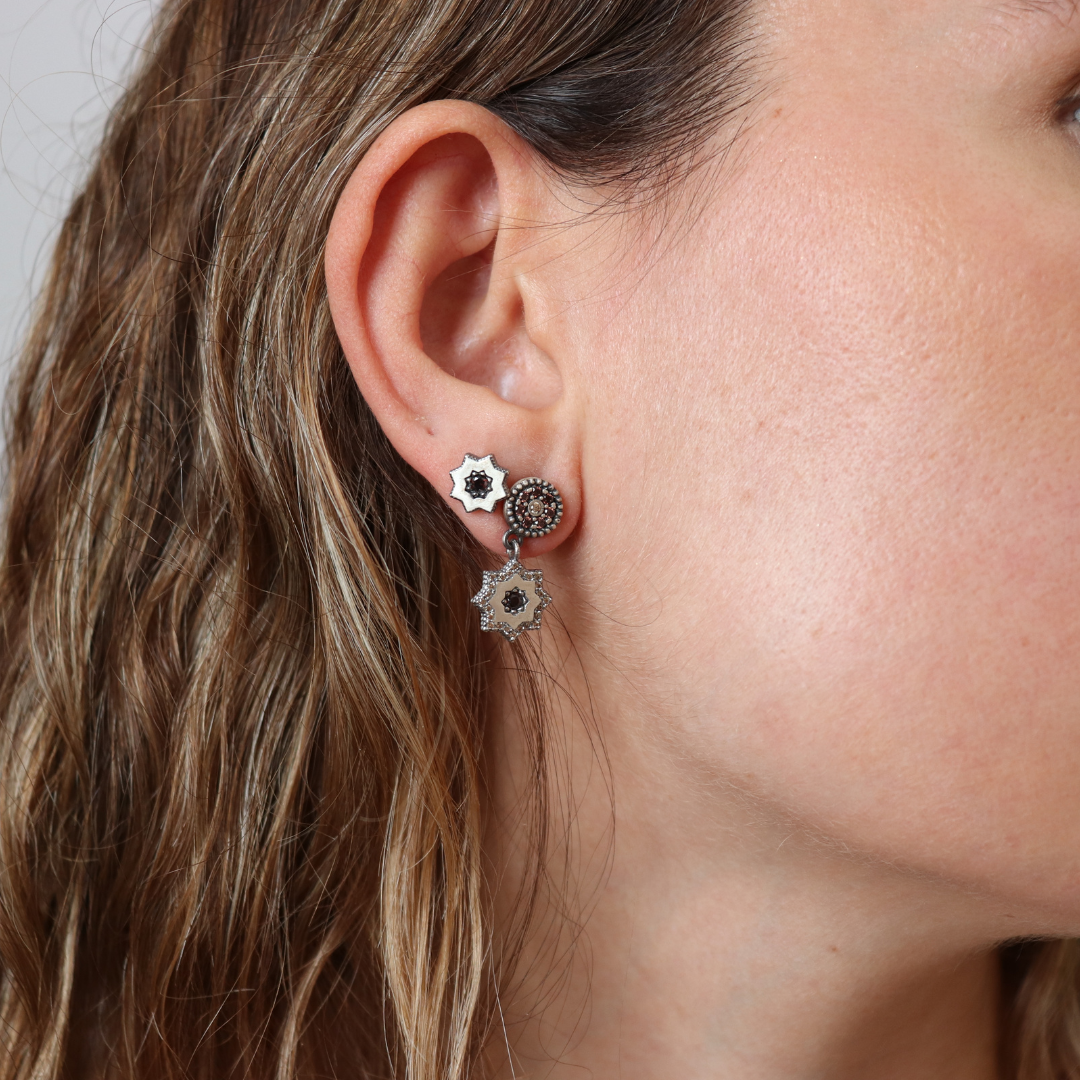 Pendientes Estrella Plata