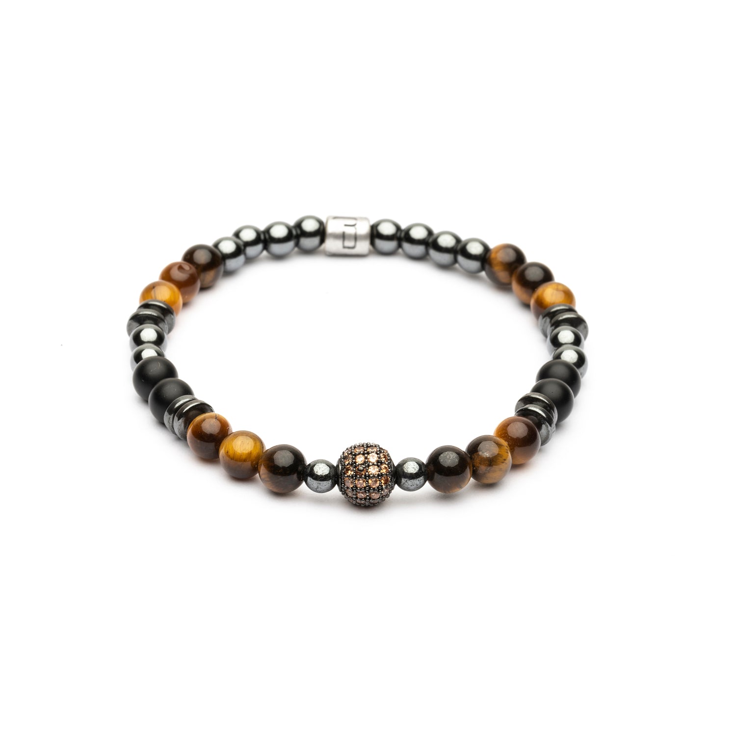 Pulsera Elástica Bolas Plata