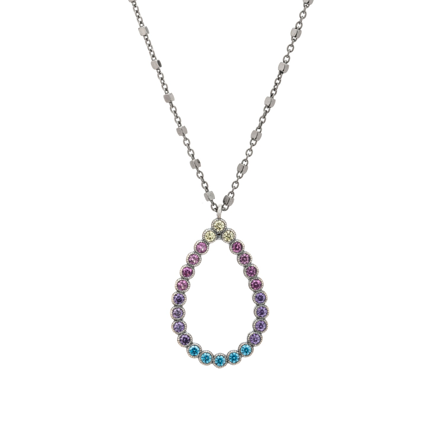 Colgante Plata Gota de Aros