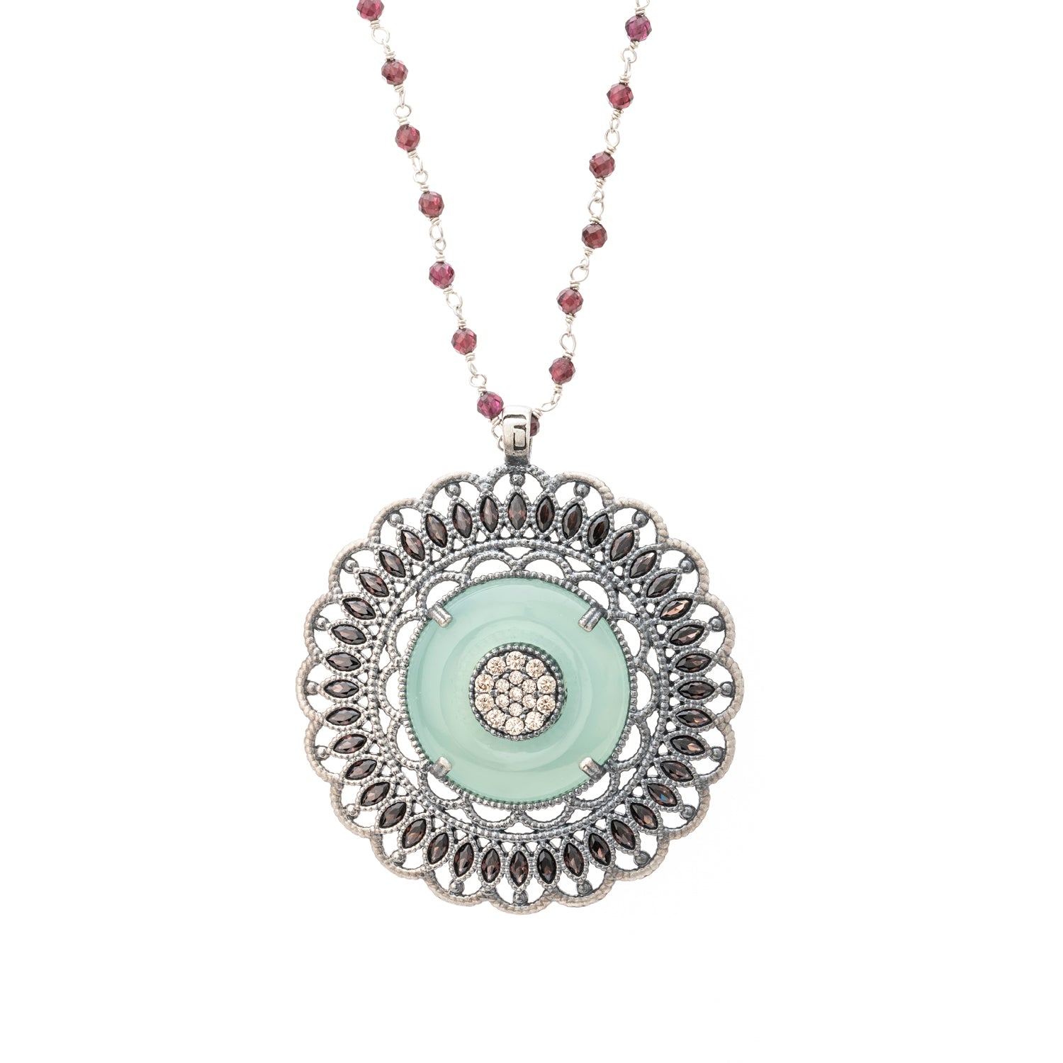 Colgante Grande Plata Aro