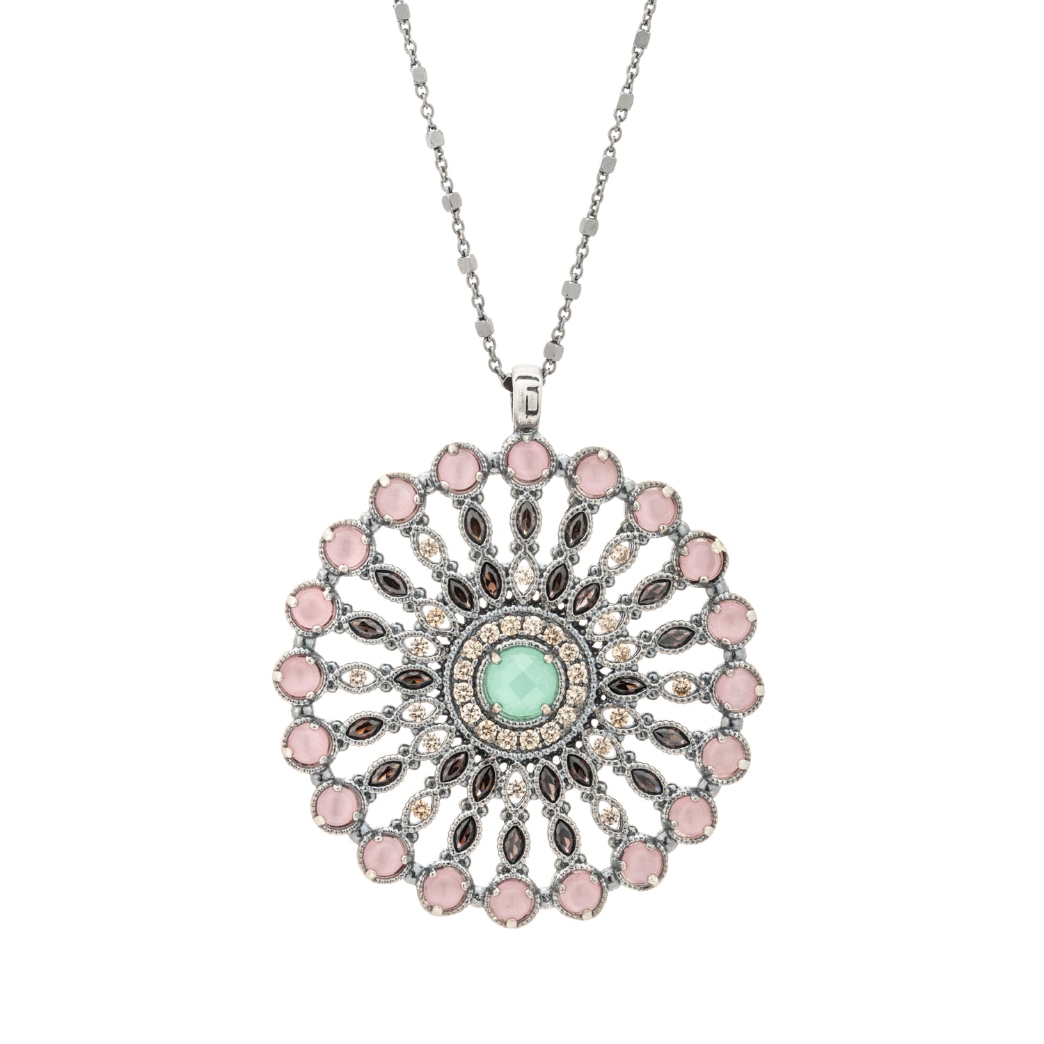 Colgante Plata Navettes