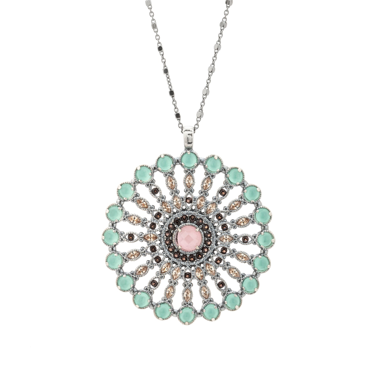 Colgante Plata Navettes