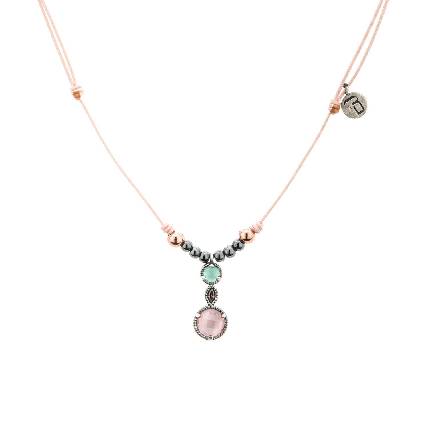 Colgante Plata Macramé