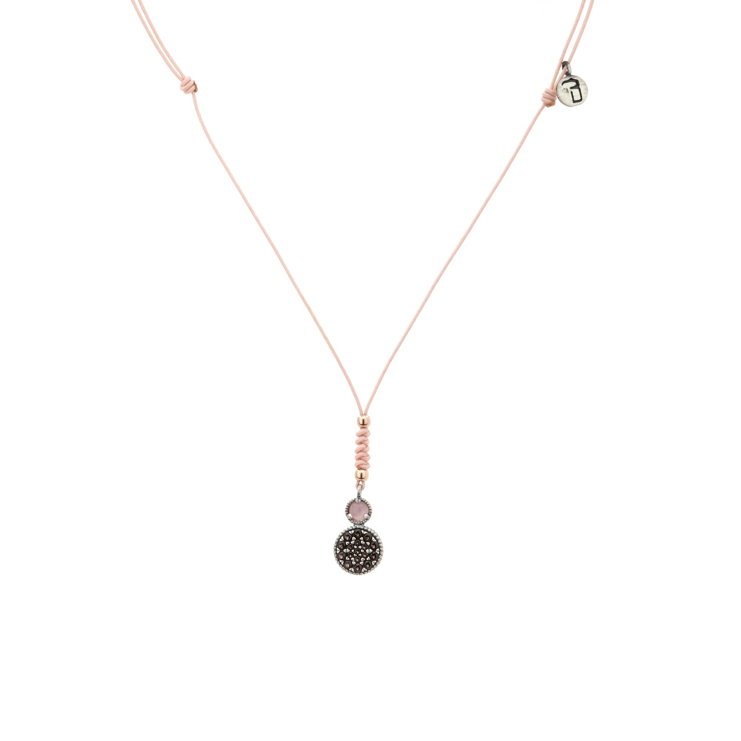 Colgante Plata Macramé