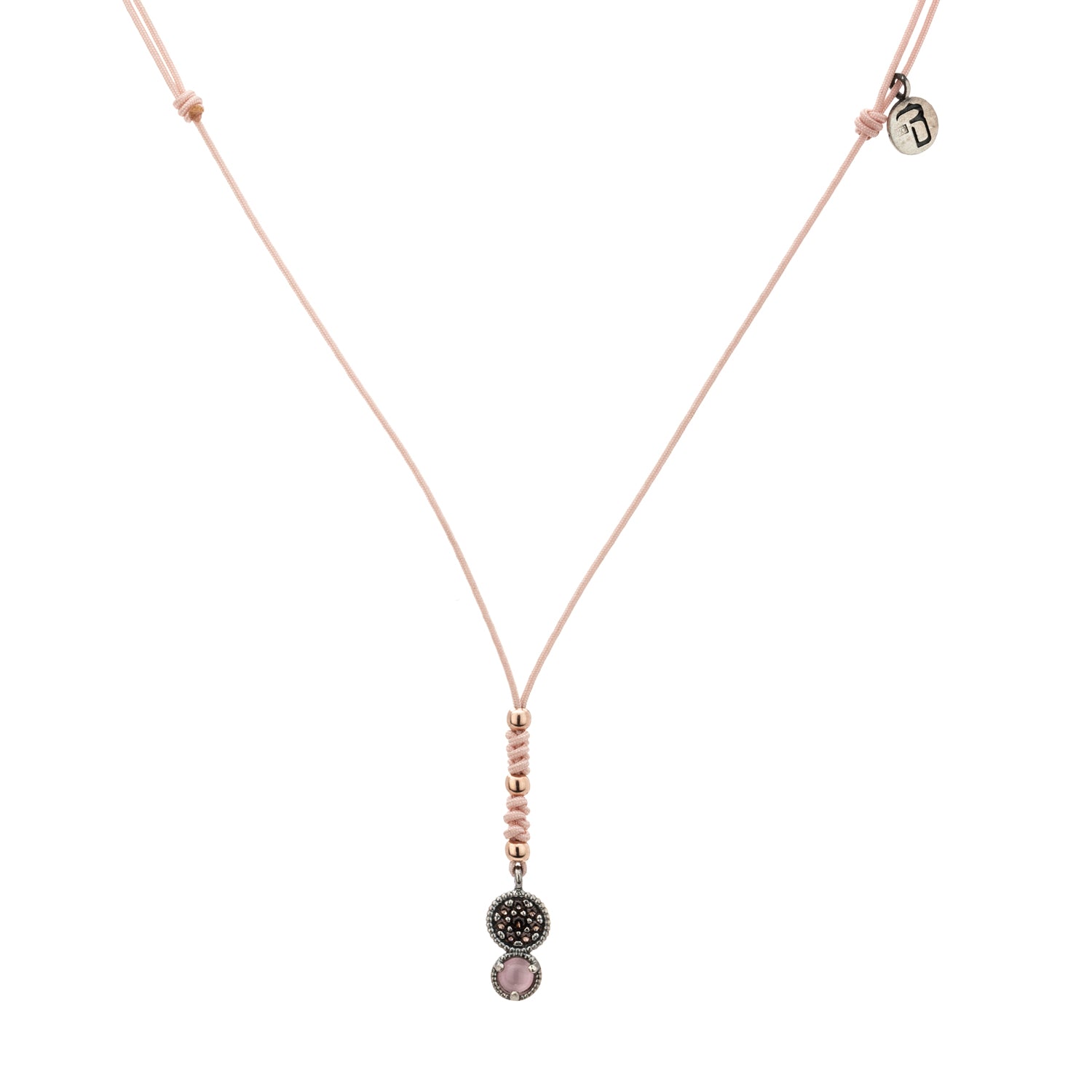 Colgante Plata Macramé