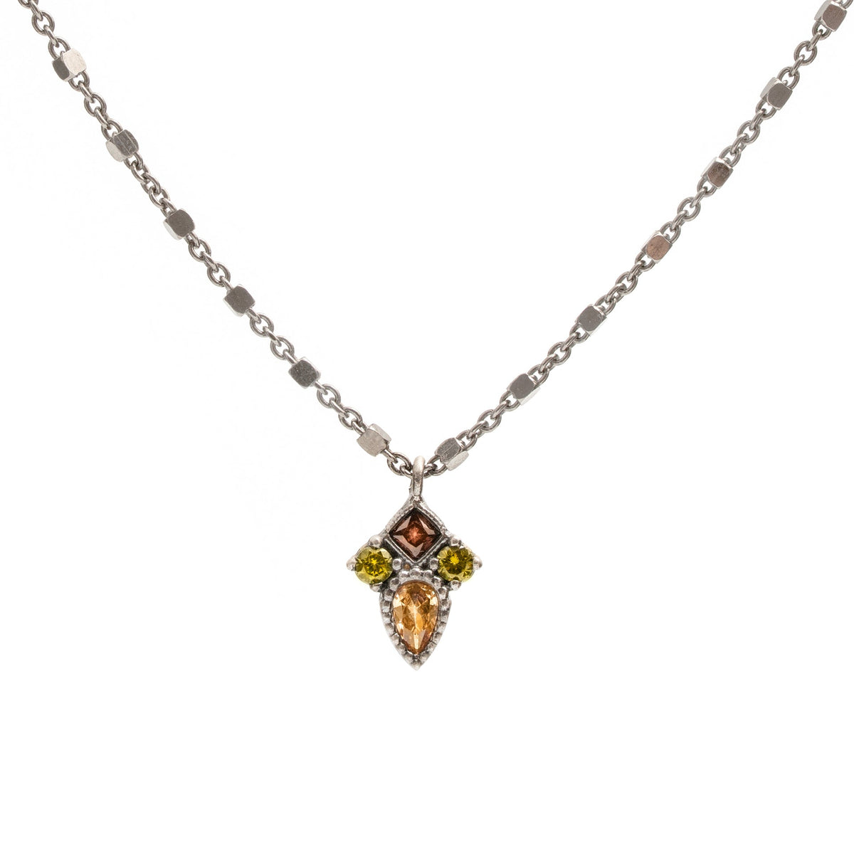 Colgante plata gota