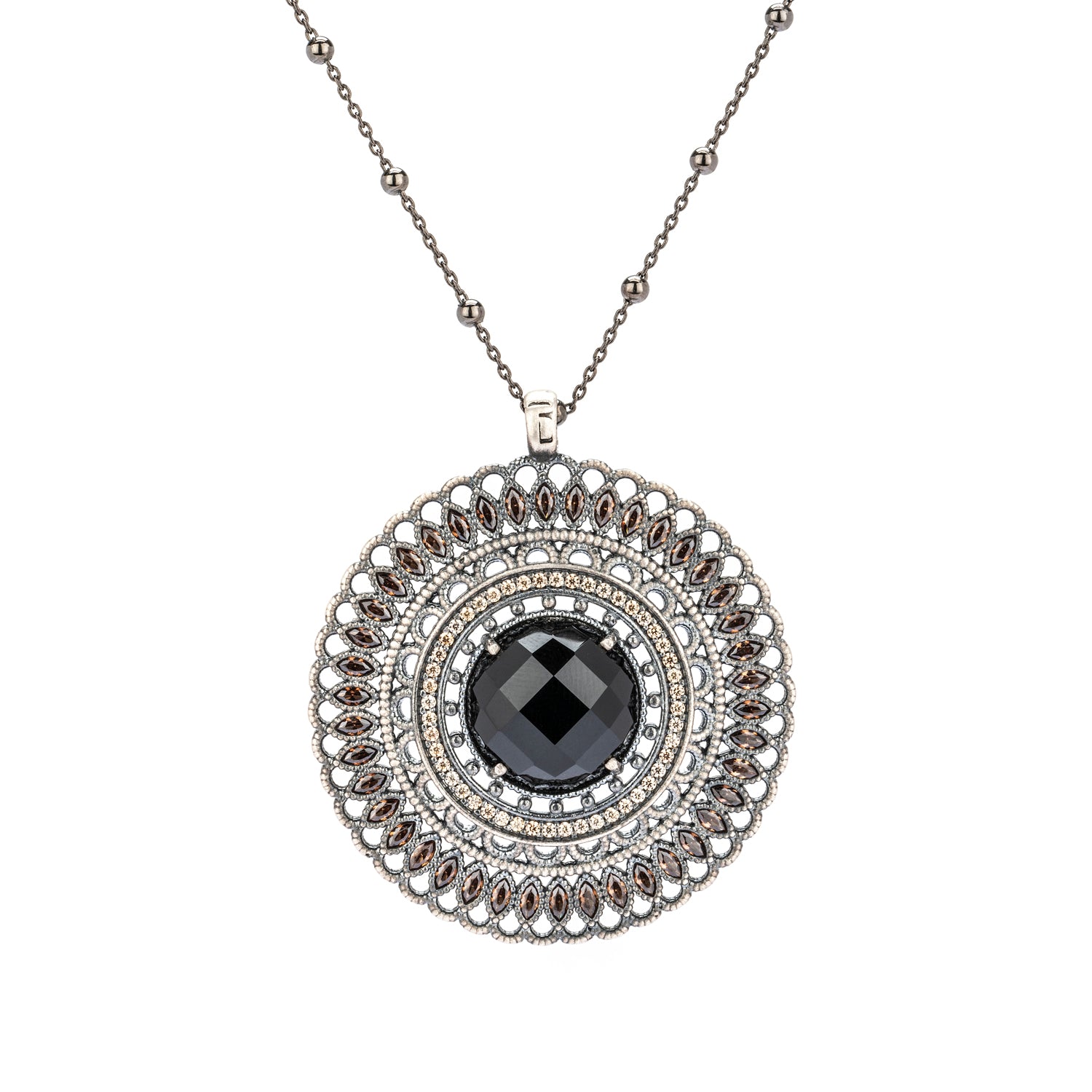 Colgante grande plata