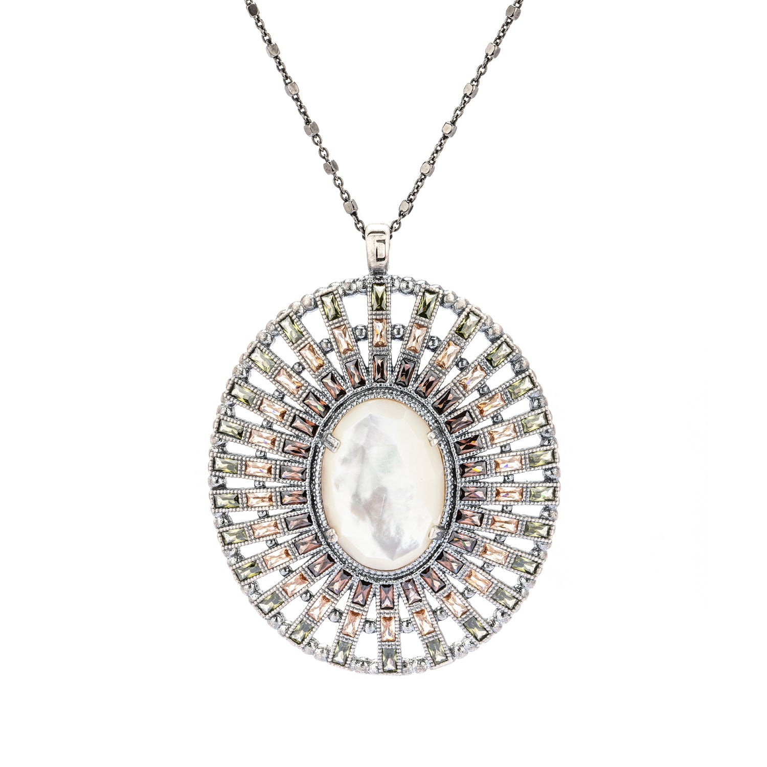 Colgante grande plata