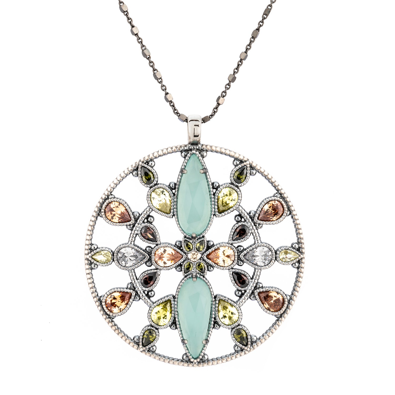 Colgante grande plata