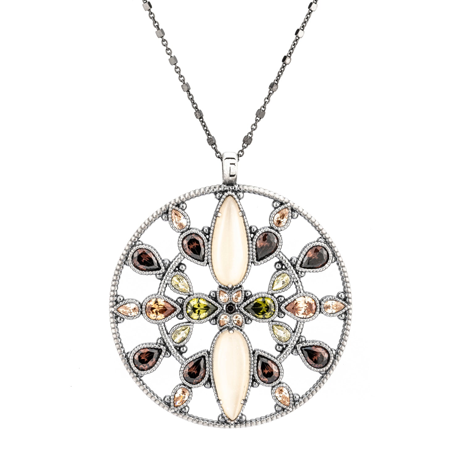 Colgante grande plata