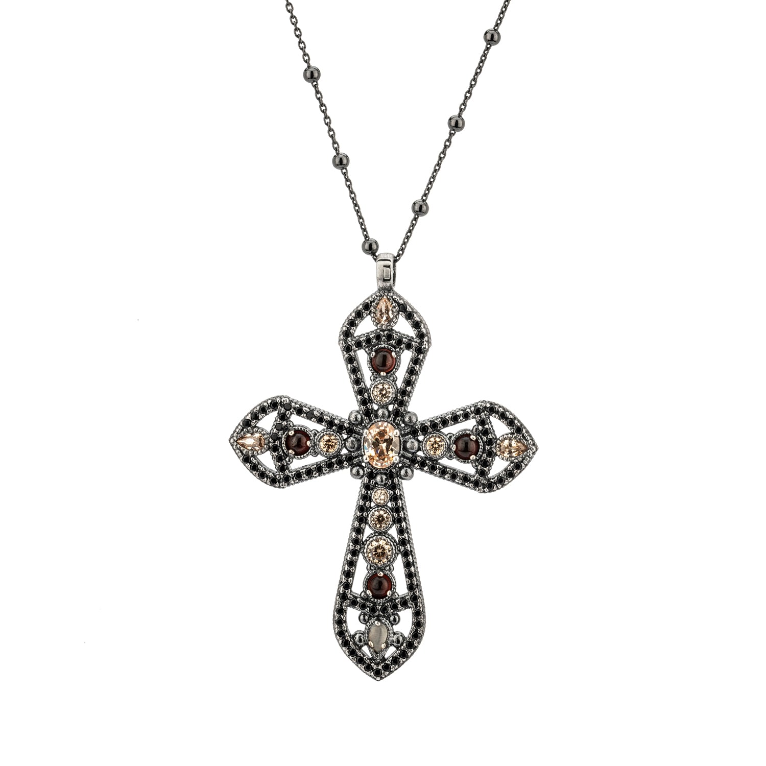 Colgante Grande Cruz Plata