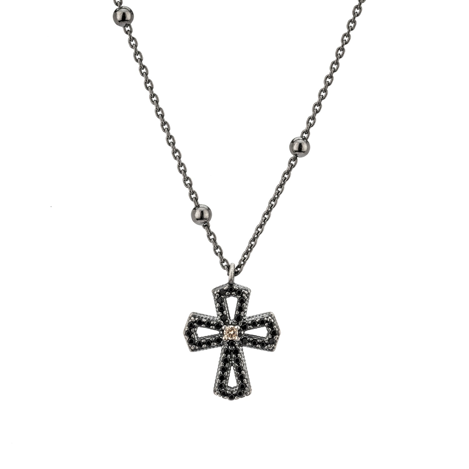 Colgante Cruz Mini Plata