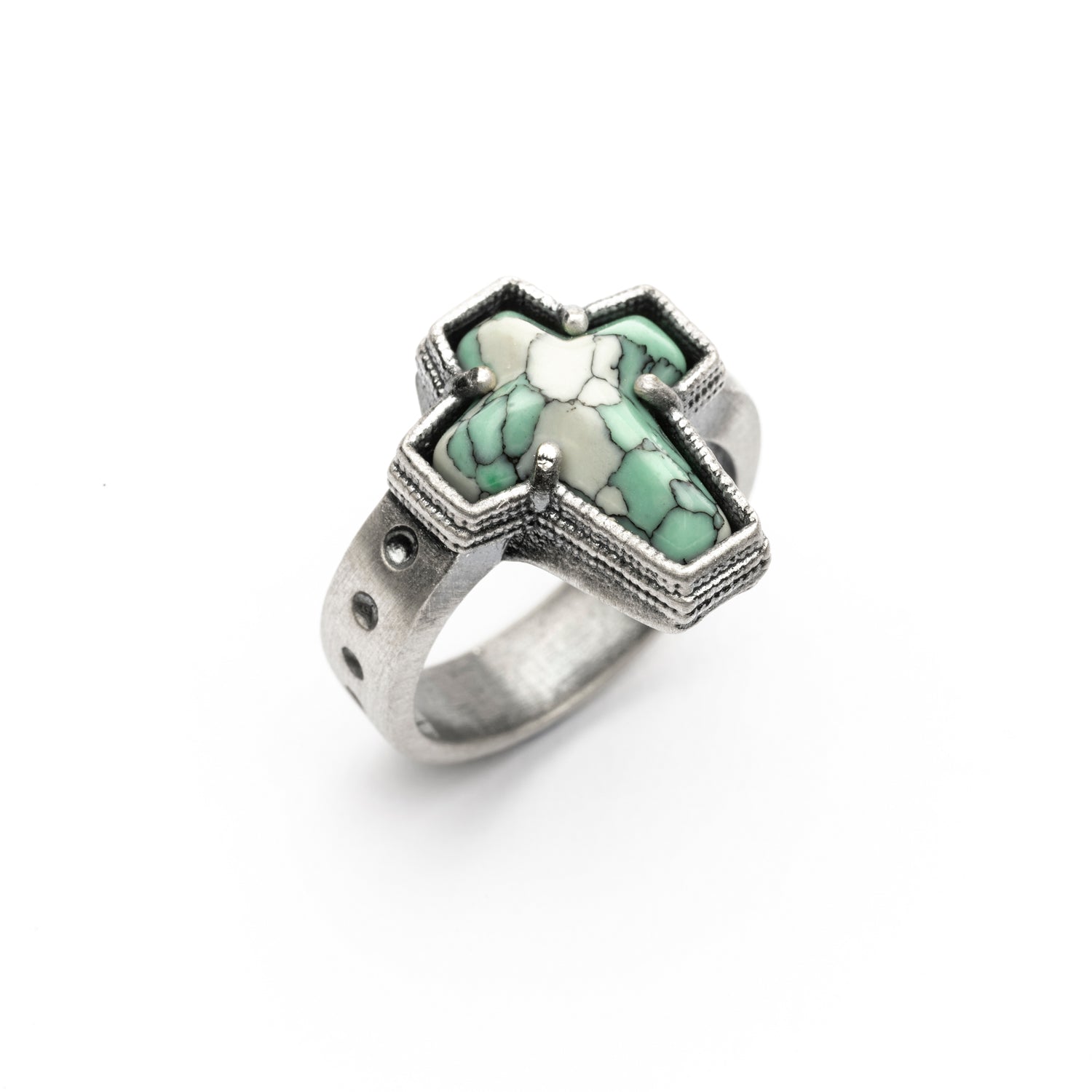 Anillo Plata Cruz