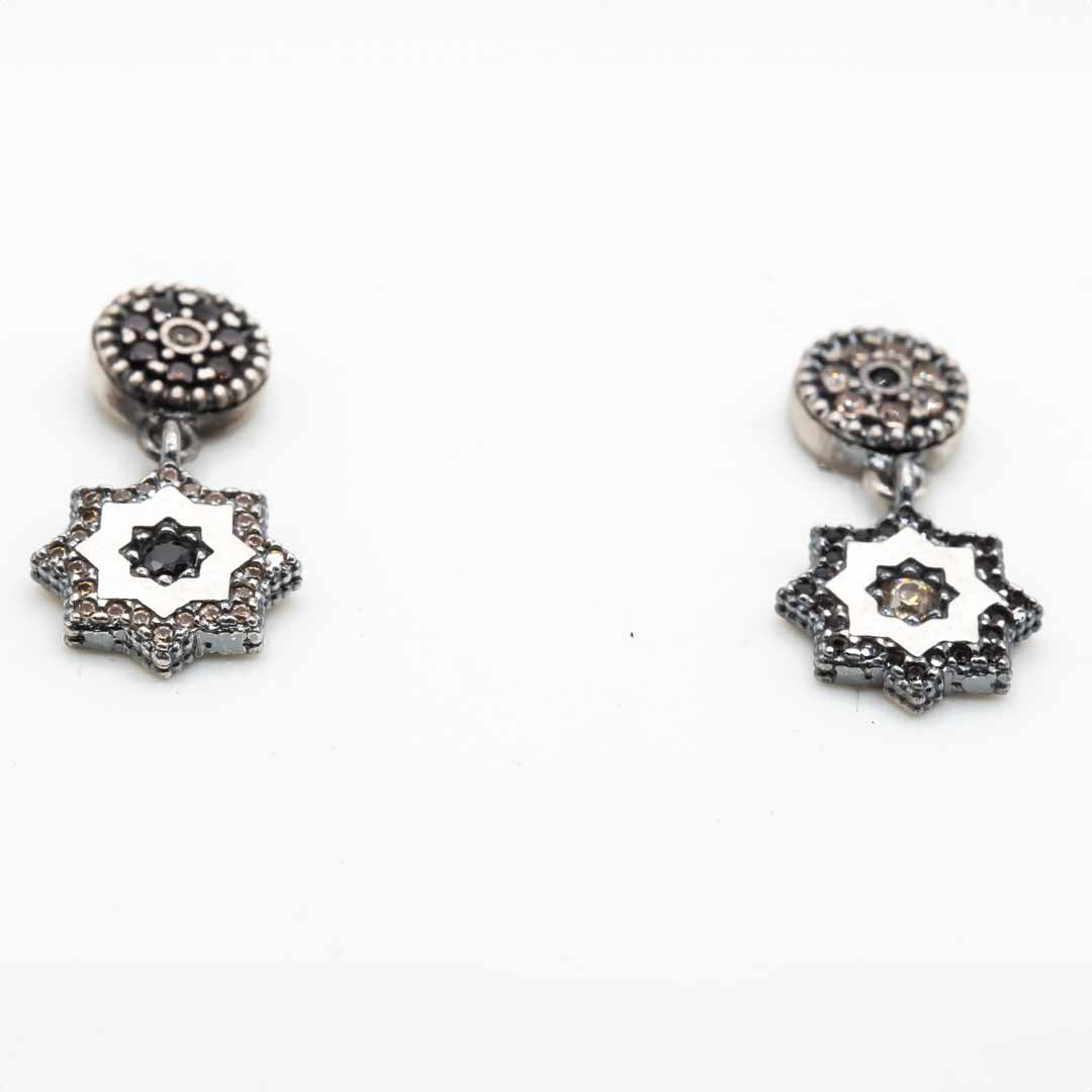 Pendientes Estrella Plata