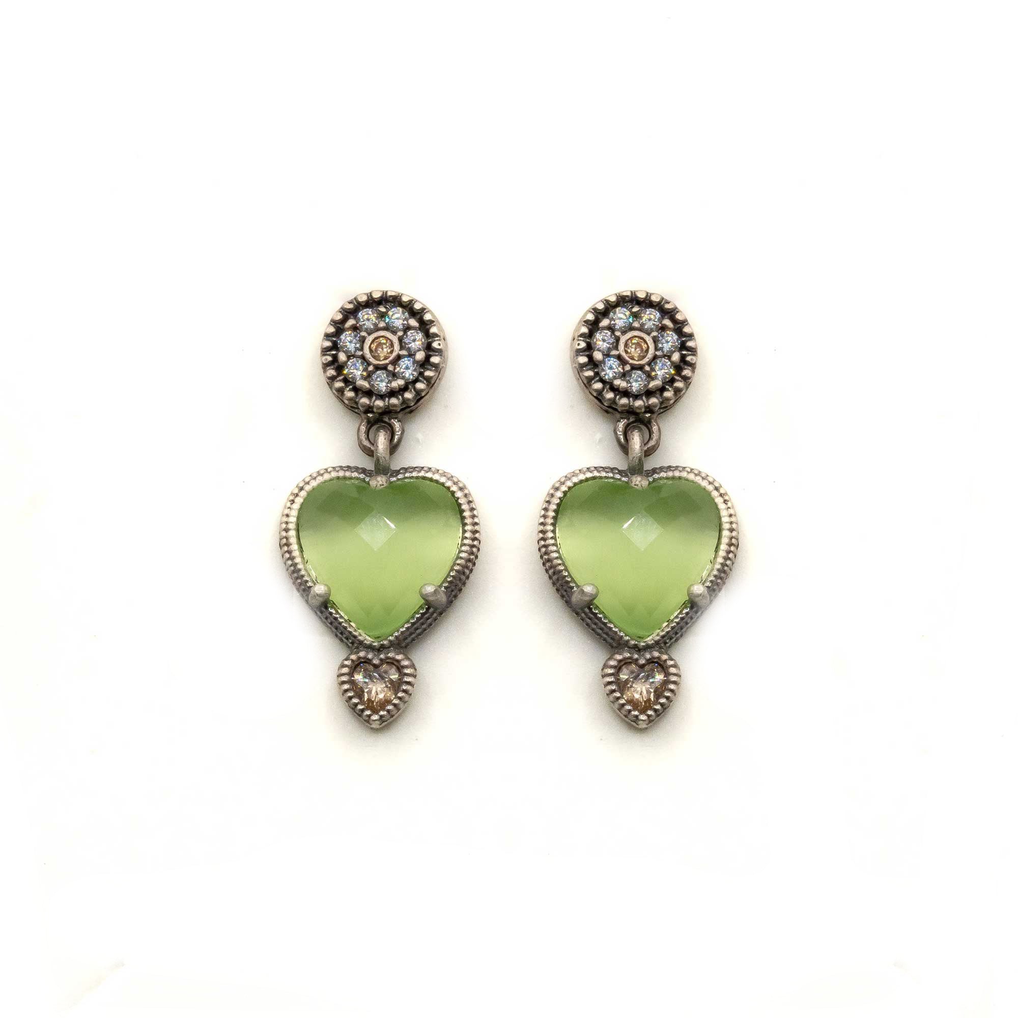 Pendientes Plata Corazón