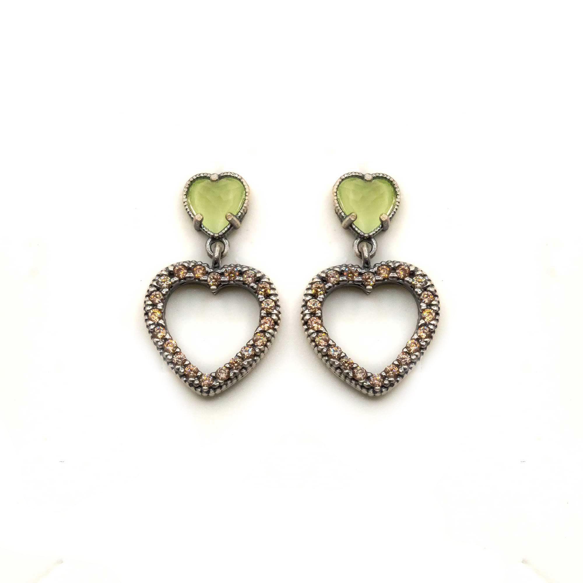 Pendientes Plata Corazón