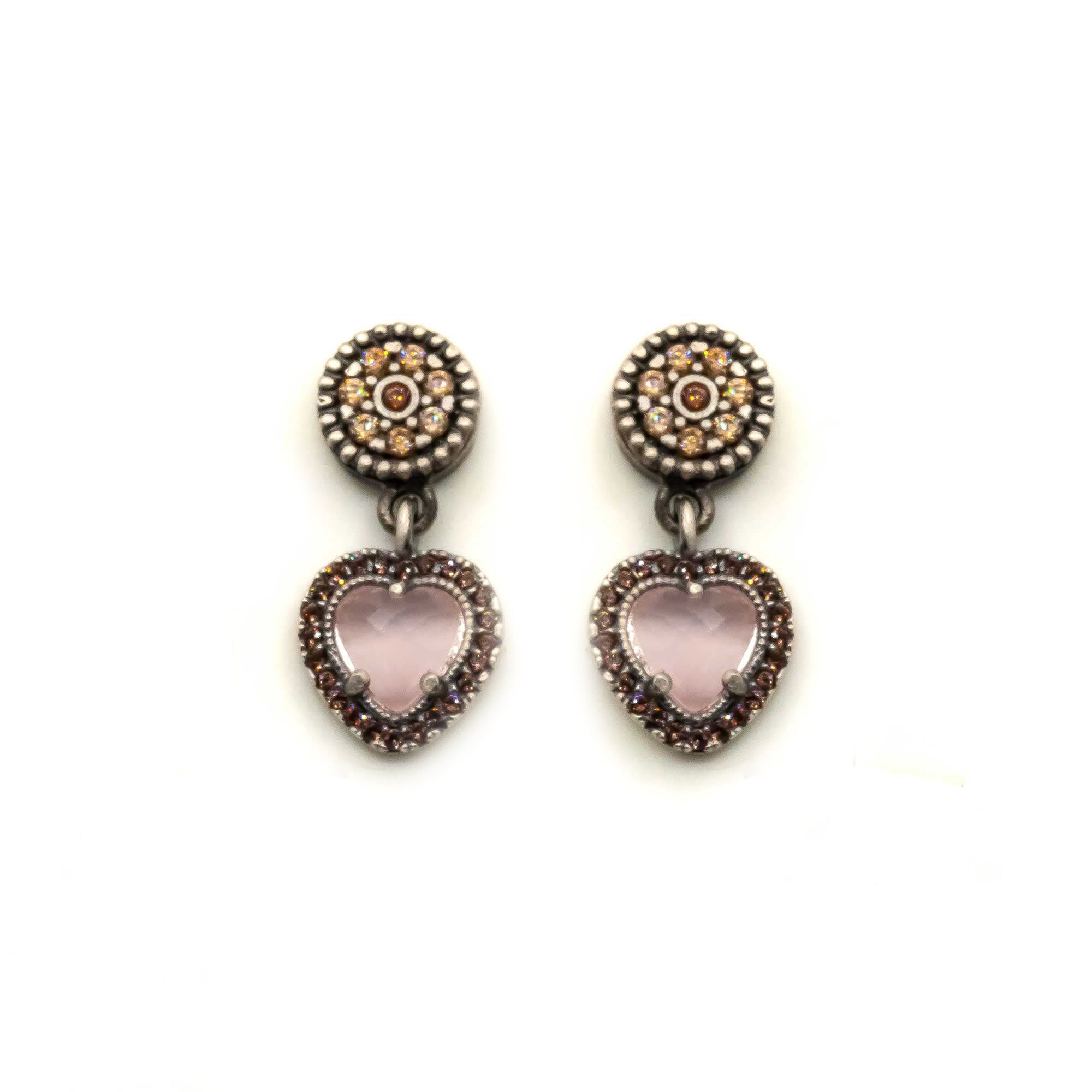 Pendientes Plata Corazón