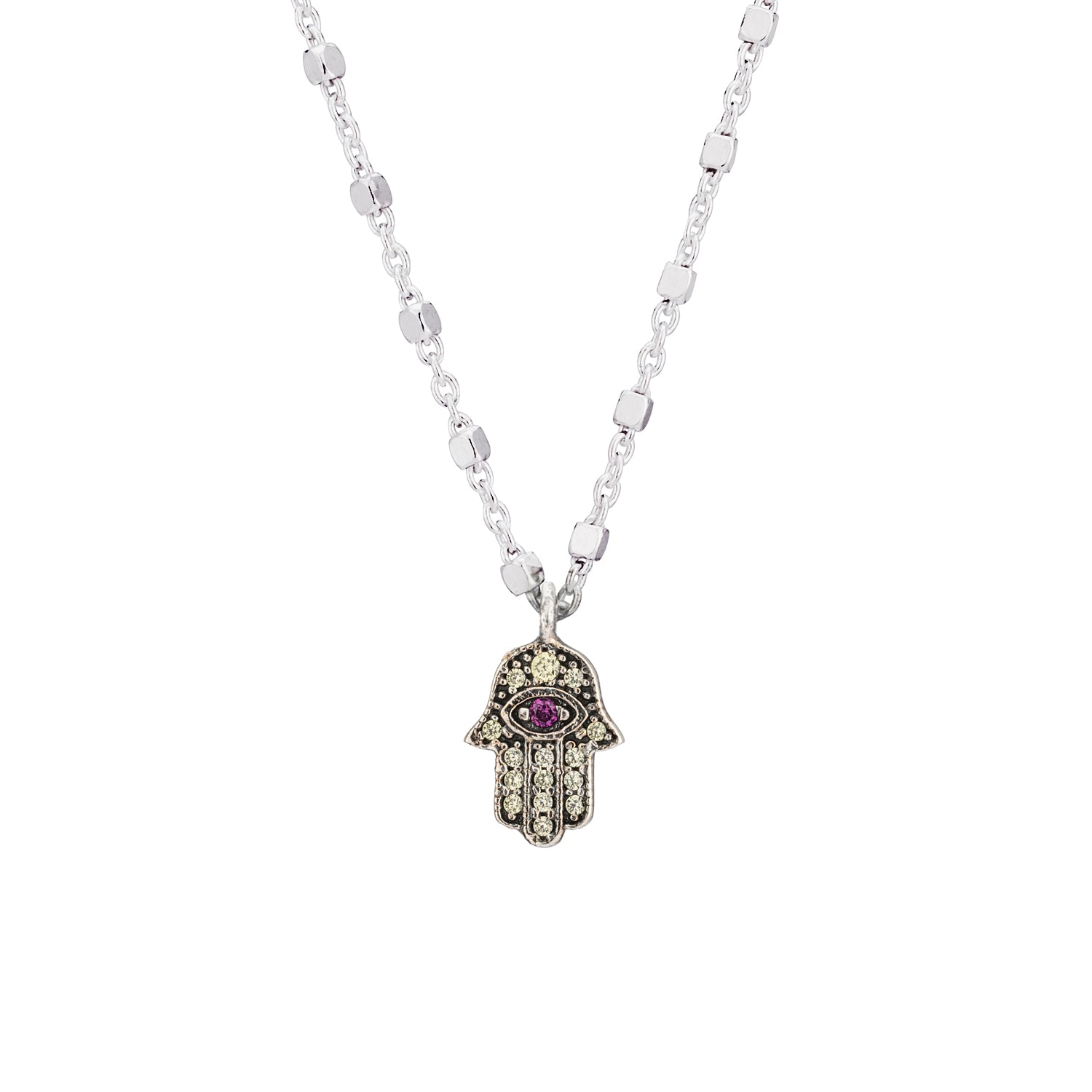 Colgante plata fátima mini