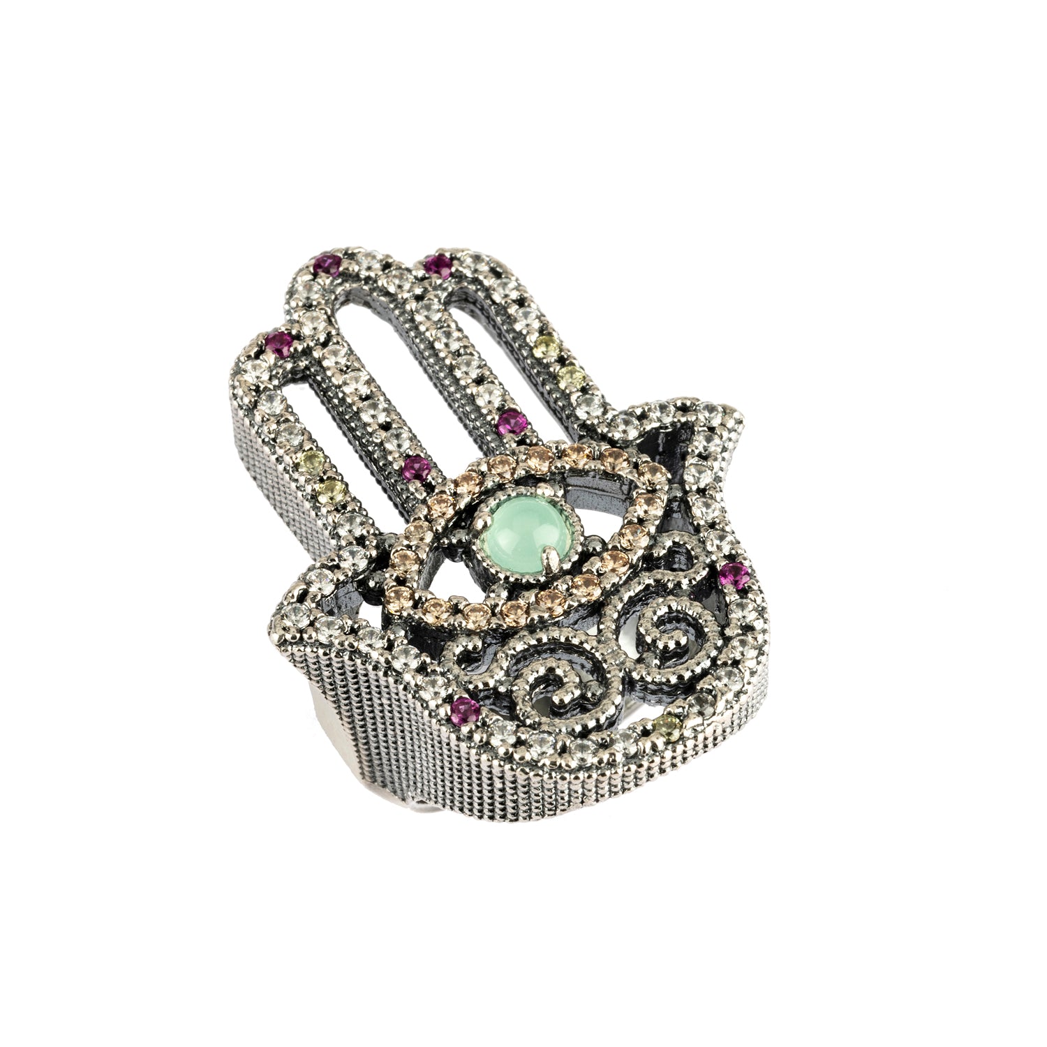 Anillo plata fátima grande