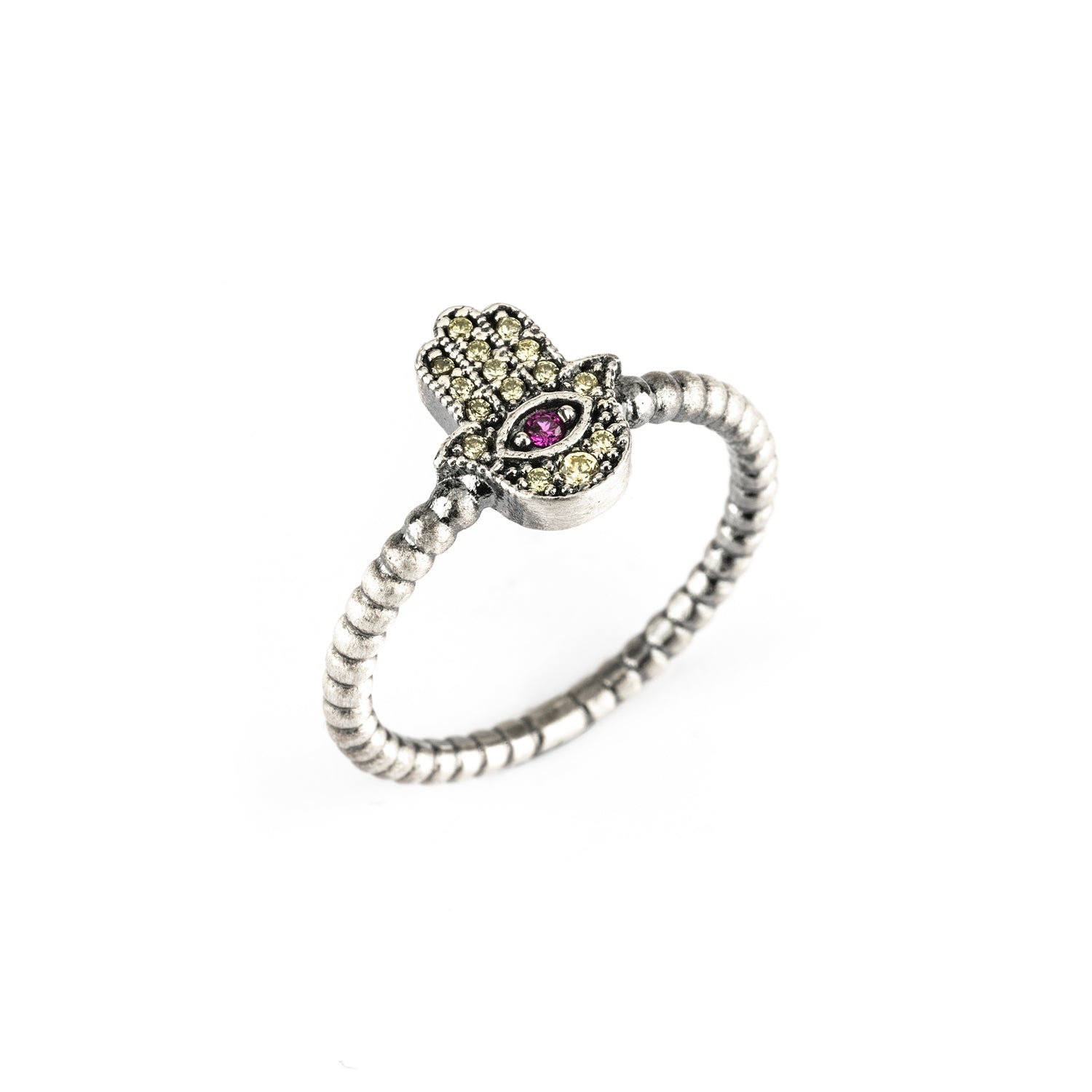 Anillo plata fátima mini