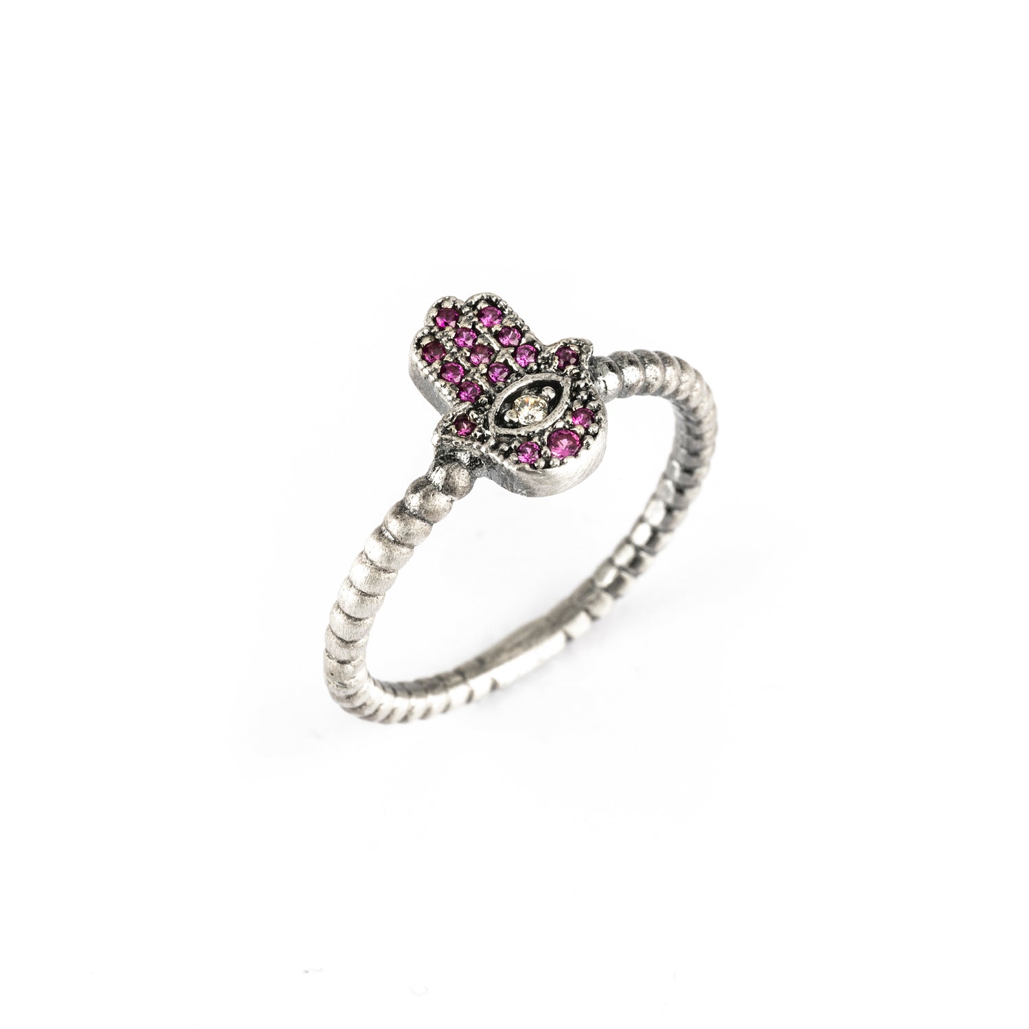Anillo plata fátima mini