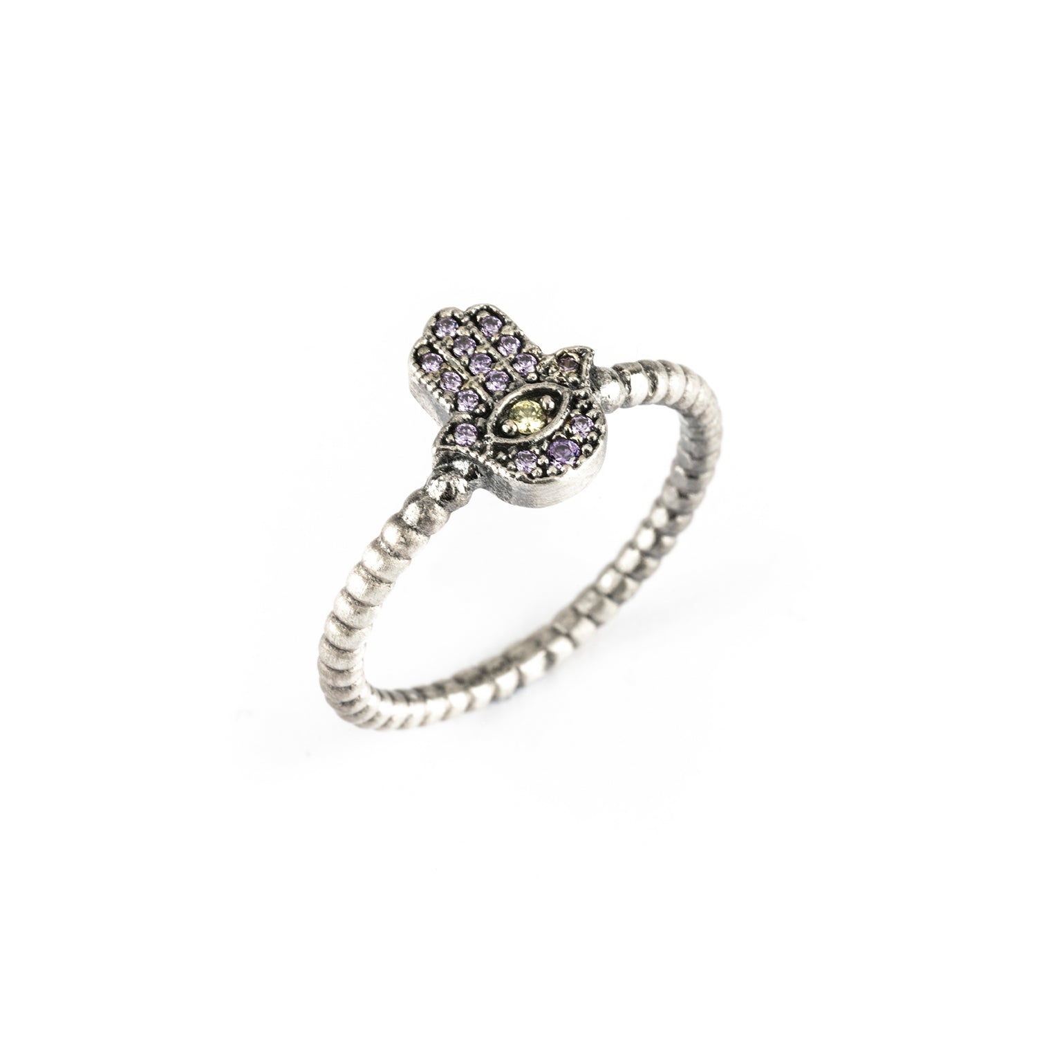 Anillo plata fátima mini