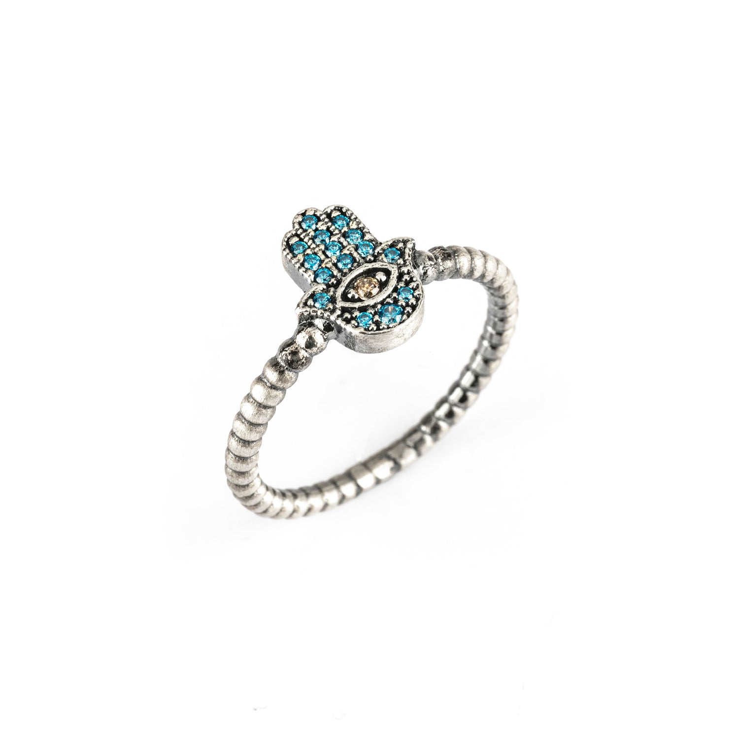 Anillo plata fátima mini