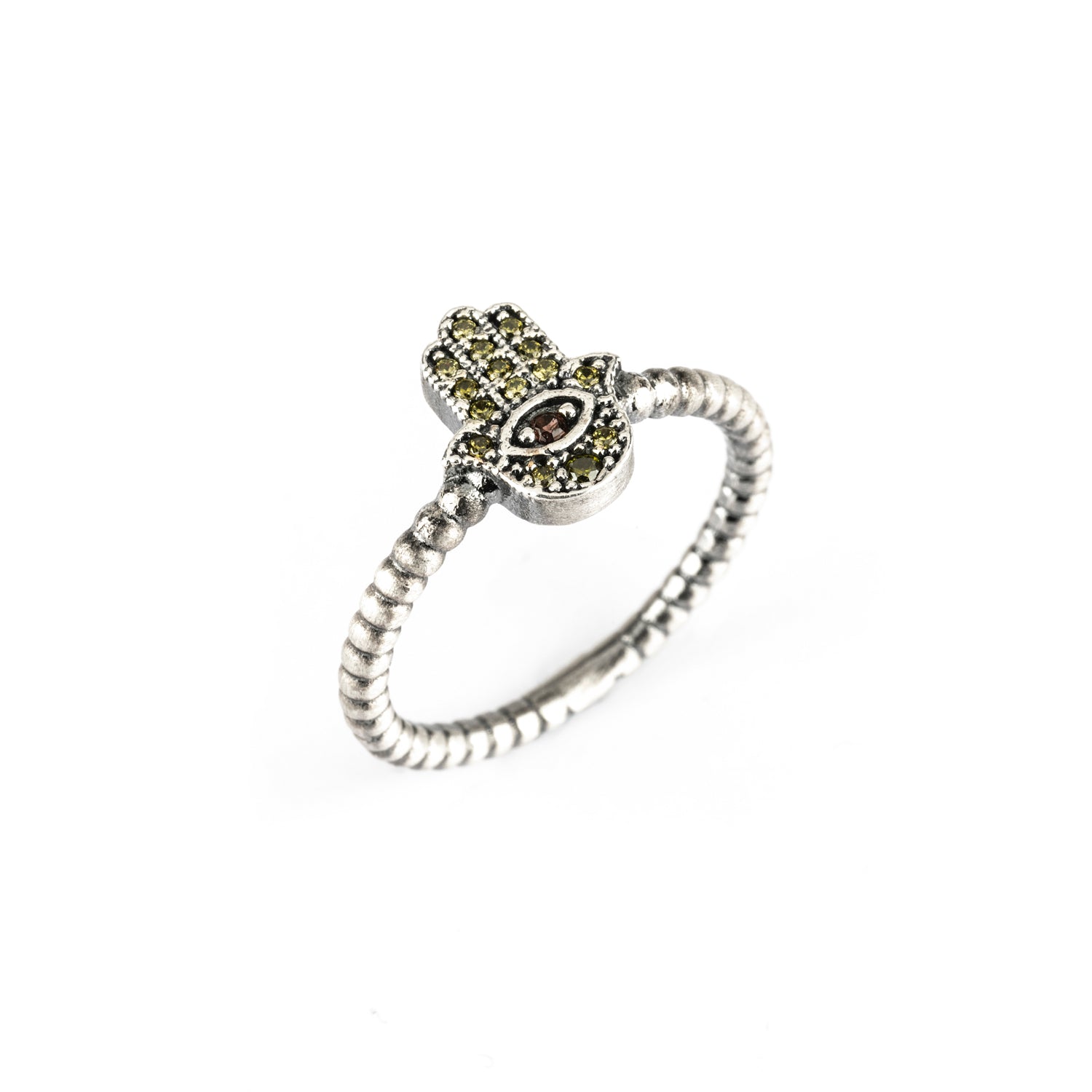 Anillo plata fátima mini