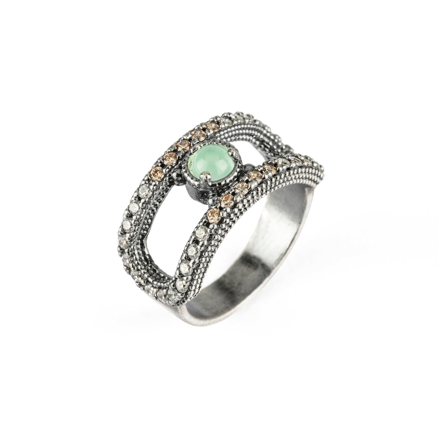 Anillo plata fátima