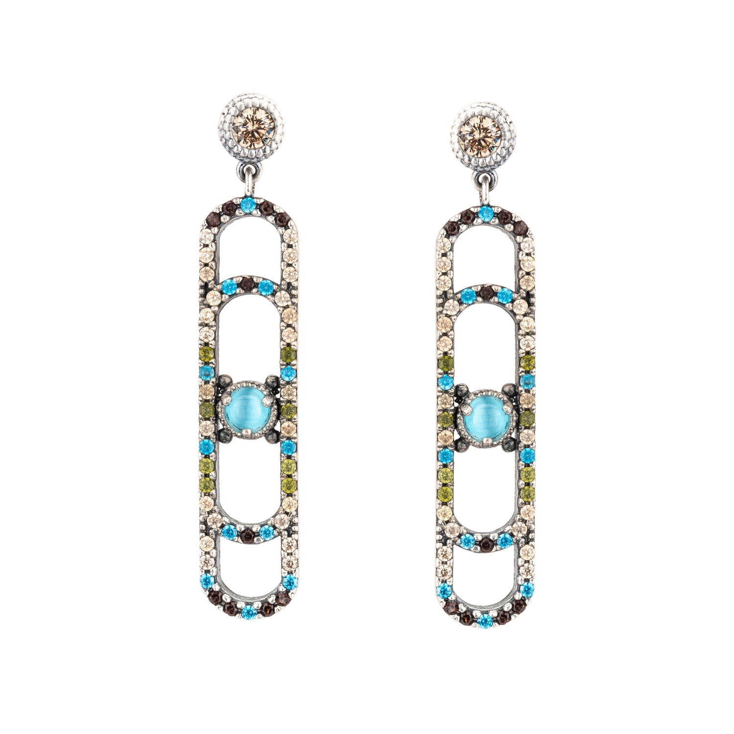 Pendientes plata fátima