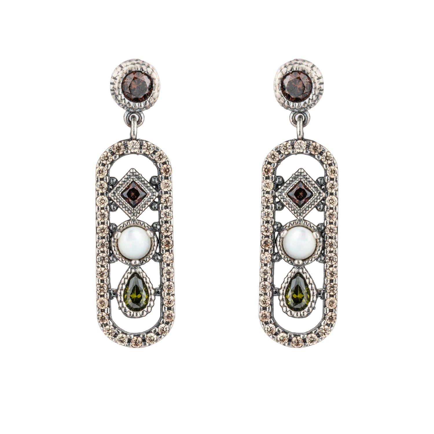 Pendientes plata fátima