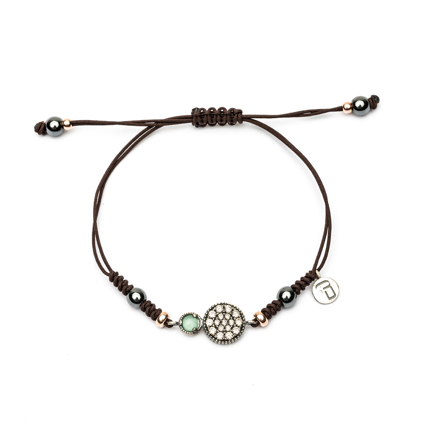 Pulsera Plata Macramé Pavé Criconitas